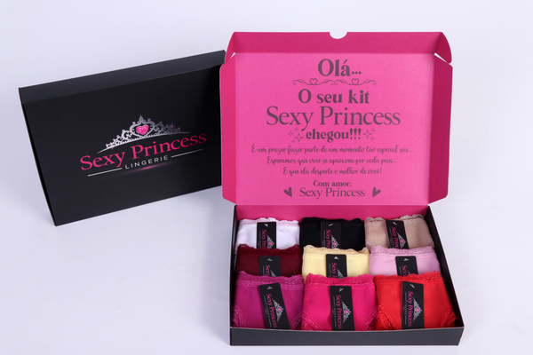 Kit Secret • Modelo em Renda